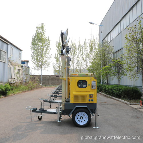 Led Indication Light Towers Portable trailer mobile light towers Supplier